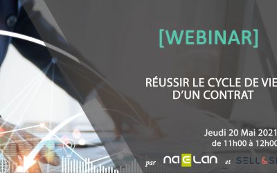 Participez à notre prochain webinar en partenariat avec SELL&SIGN : « Réussir le cycle de vie d’un contrat »