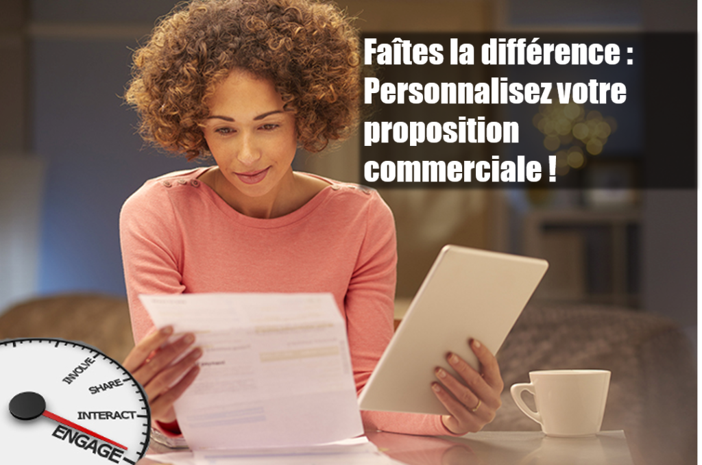 personnalisation de la proposition commerciale